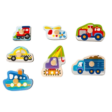 CLASSIC WORLD Układanka Ruch Drogowy 8 el.