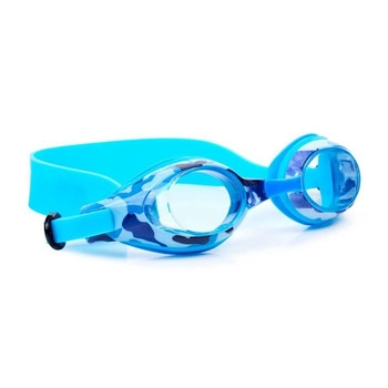 Okularki do pływania dla dzieci, Niebieski kamuflaż, Aqua2ude
