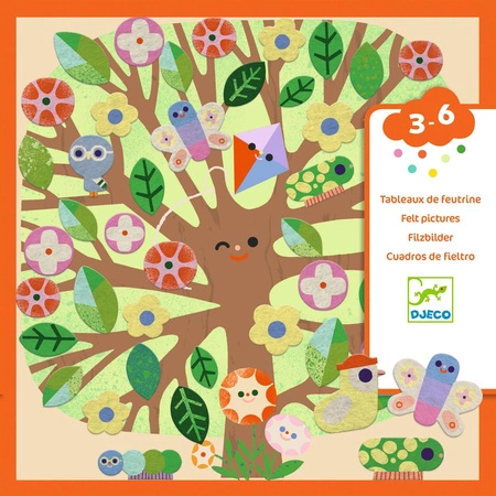 Zest. art. filcowe wyklejanki DRZEWA DJ00089