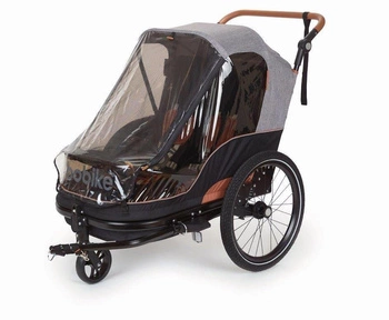 PRZYCZEPKA ROWEROWA BOBIKE MOOBE 2w1 grey