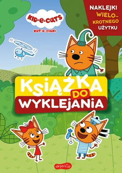 Kot-o-ciaki. Książka do wyklejania