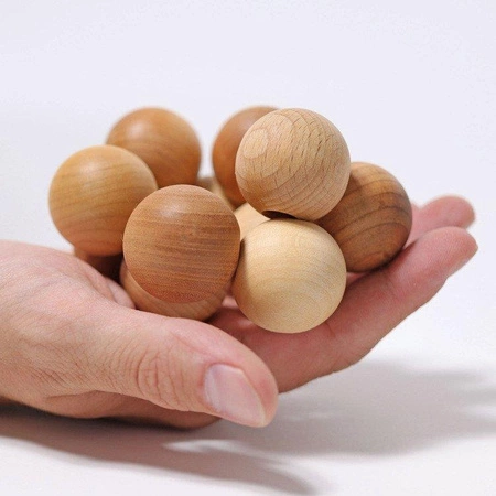 Perełki do chwytania, naturalne, 0+, Grimm's