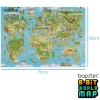 BOPSTER, Puzzle 8-BIT 1000 elem - MAPA ŚWIATA
