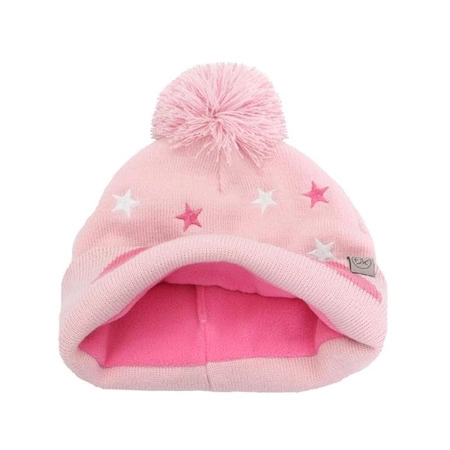 FlapJack Czapka dla Dziecka z Pomponem Kotek M/L