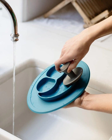 EZPZ Silikonowa myjka czyścik do naczyń bez bakterii szary