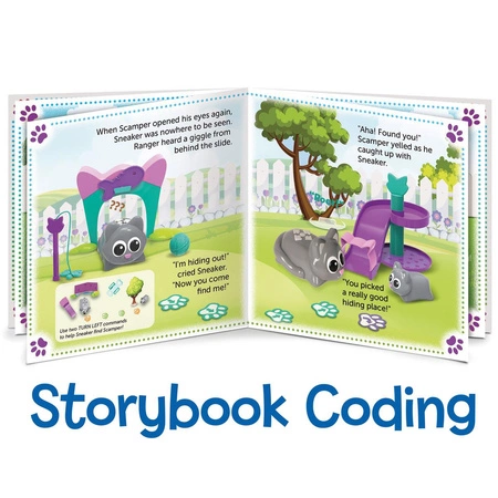 Coding Critters Scamper, Sneaker, Robot do nauki programowania dla dzieci, Kotek