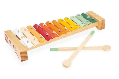 Cymbałki 12 tonów metalowe Sunshine 18m+, Janod