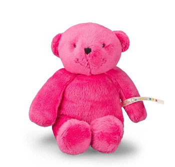 Maskotka miś różowy 30 cm 881048