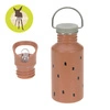 Lassig Bidon ze stali nierdzewnej 500 ml Happy Prints karmelowy