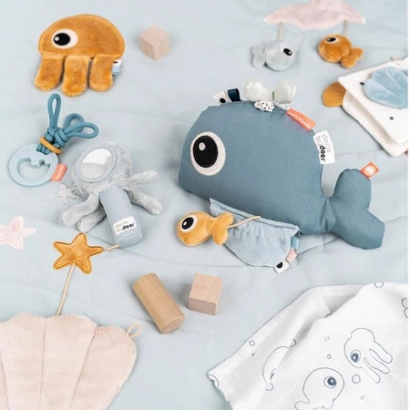 Done by Deer Zawieszka Sensoryczna Lusterko Jelly Blue