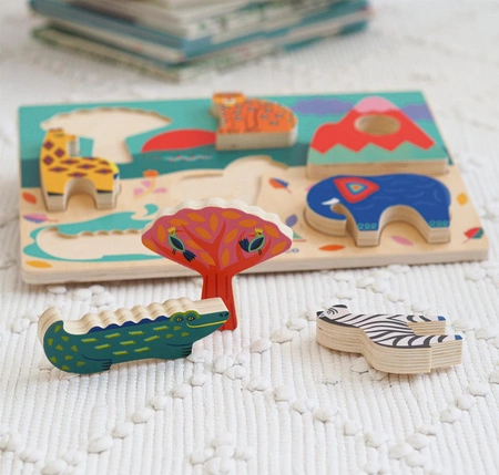 Drewniane puzzle SAWANNA DJ01068