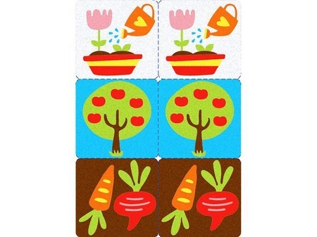 Zestaw do kolorowania piaskiem Memory farma 3l+ SABBIARELLI