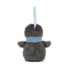 JellyCat - Pingwinek w Szaliku Zawieszka 10 cm
