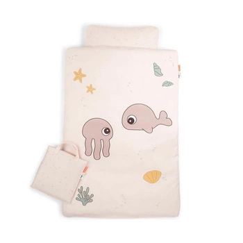 Done by Deer Sea Pościel Dziecięca GOTS 100x140/40x60 cm