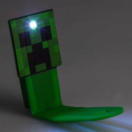 Minecraft zakładka do książek i lampka - Creeper