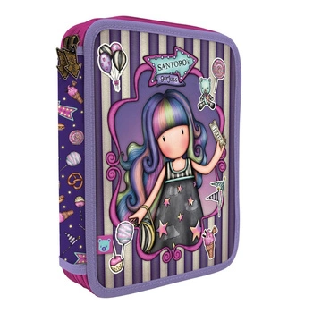 Podwójny Piórnik z Wyposażeniem - Gorjuss - Fairground - Up and Away