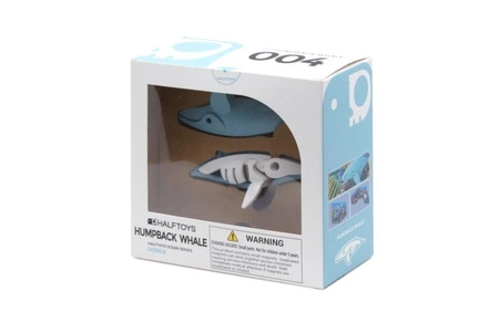 Halftoys Magnetyczny Składany Wieloryb Kaszalot z Makietą