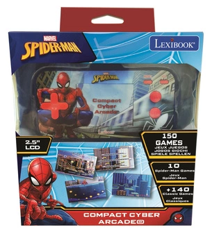Konsola podręczna Compact Cyber Arcade® Spider-Man ekran 2,5'' 150 gier w tym 10 z Spider-Manem JL2367SP