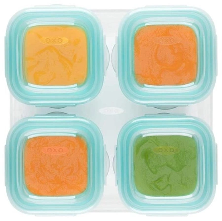 OXO Szklane Pojemniki do Zamrażania 4szt.