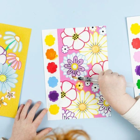 Tiger Tribe Przenośne Kolorowanki Wodne – Kwiaty i Motyle