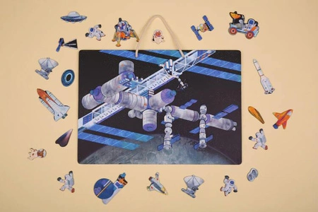 mierEdu Układanka magnetyczna - Kosmos ME099