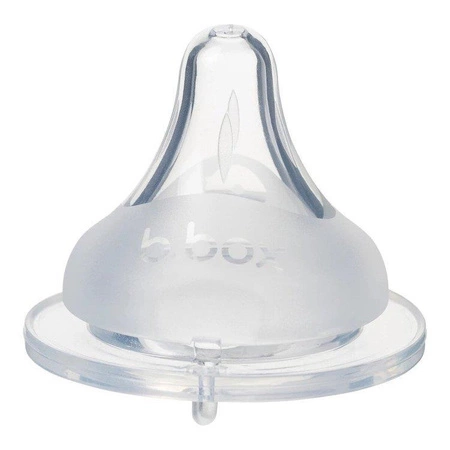 Butelka ze smoczkiem do karmienia niemowląt wykonana z PPSU, 180 ml, piwonia, b.box