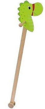 Drewniany smok na kiju, 53909-Goki, zabawki dla dzieci