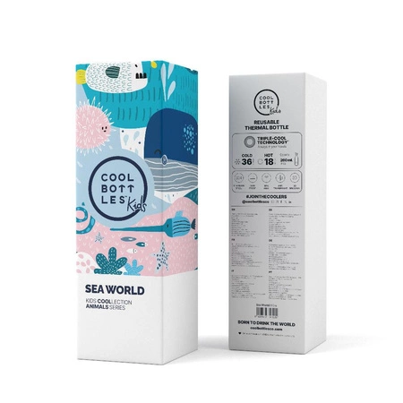 Cool Bottles Butelka termiczna Kids 260 ml Triple cool Sea world