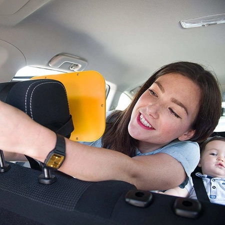 Lusterko do samochodu dla dziecka, żółte, Royal Rascals