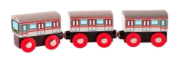 Pociąg Metro - kolejka drewniana