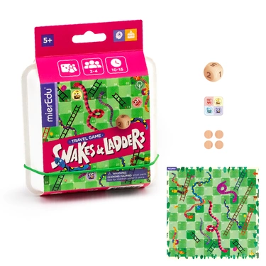 mierEdu Gra podróżna - Węże i drabiny ME117