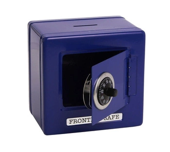 Skarbonka - sejf z zamkiem szyfrowym, niebieska, 14020-Gollnest&Kiesel
