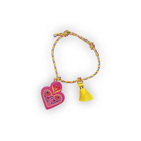 Janod Zestaw kreatywny do tworzenia biżuterii dla przyjaciółek Klejnoty przyjaźni 8+