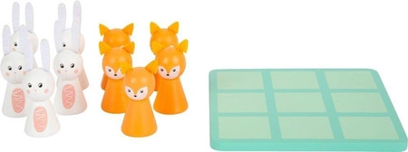 Gra kółko i krzyżyk Królik i Lis 11782- Small Foot, gry dla dzieci