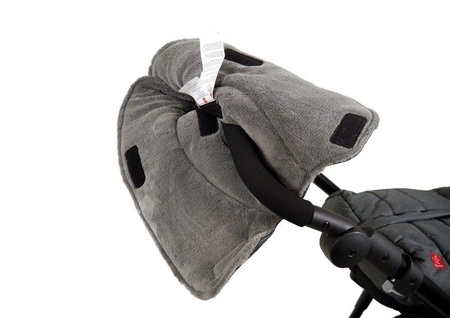 Mufki do wózka, ALASKA MELANGE, jasnoszare, Kaiser