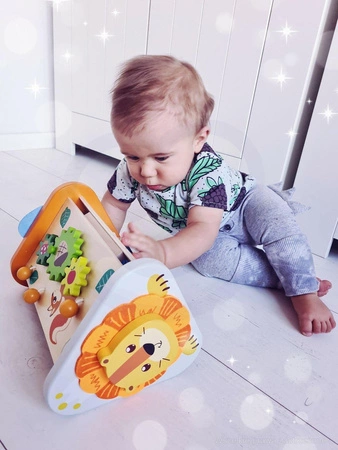 CLASSIC WORLD Kostka Edukacyjna 3w1 Interaktywne Piramidka Aktywności