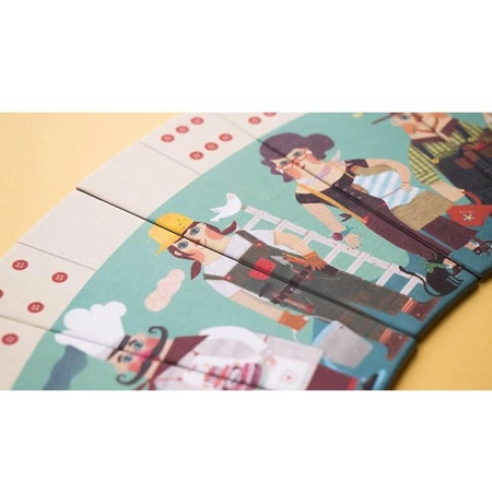 Gra dla dzieci okrągłe domino, I want to be..., Chcę być... | Londji®