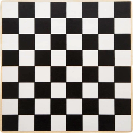 Zestaw trzech gier szachy warcaby tryktrak Gold Edition 12222-Small Foot, gry drewniane