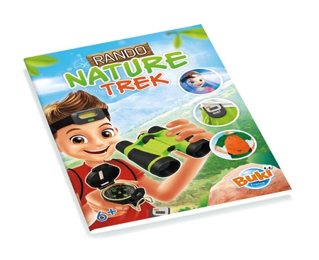 Buki zestaw do wędrówek kompas lornetka krokomierz