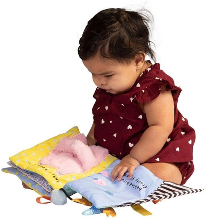 Miękka książeczka dla niemowlaka Trzepoczący ptaszek 158700-Manhattan Toy, zabawki dla najmłodszych