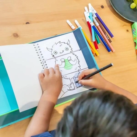 Tiger Tribe Zestaw Kolorowanek - Potworki