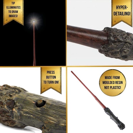 Harry Potter różdżka do malowania światłem 35 cm