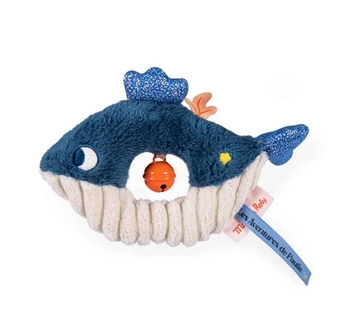 Maskotka grzechotka WIELORYB H 16 cm 676006