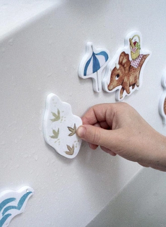 Filibabba Piankowe zabawki do kąpieli Dino Beach