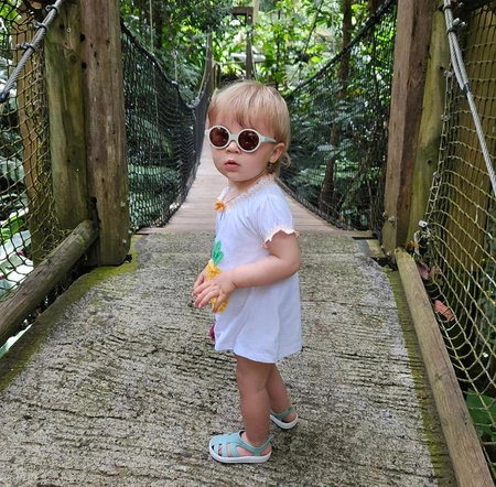 Beaba Okulary przeciwsłoneczne dla dzieci 9-24 miesięcy Joy - Misty Green