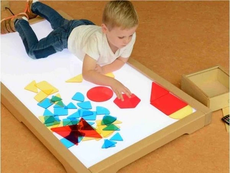 MASTERKIDZ Kwadratowy Panel Świetlny LED Kolorowy + Zestaw Akcesoriów