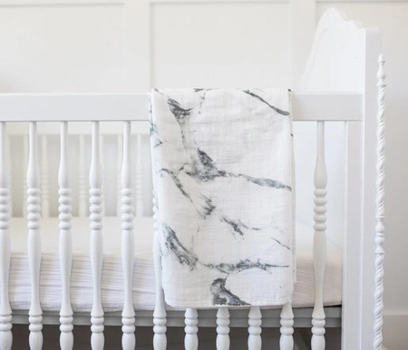 Lulujo Modern Kocyk Bambusowy Marble