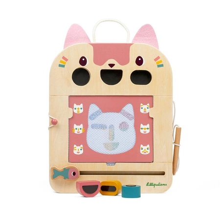 Lilliputiens Drewniana tablica – znikopis Kotka Jeanne 18m+