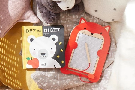 Petit Collage Znikopis dla Dzieci Drewniany Lis