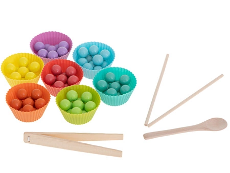 UKŁADANKA Sortuj kuleczki 77EL.